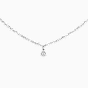 Mejuri Silver Sapphire Choker